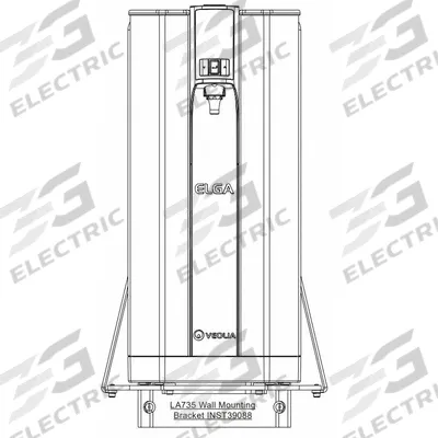 ELGA Wall Mounting Kit: PF1XXXXM1/PF2XXXXM1/PF3XXXXM1/PF4XXXXM1 - Water Purification System Wall Mounting Kits