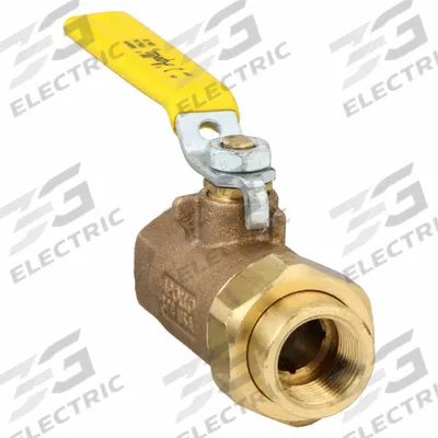 APOLLO Manual Two-Way Ball Valve: 3/4 in, Bronze, Straight, FNPT x FNPT - Bronze Ball Valves