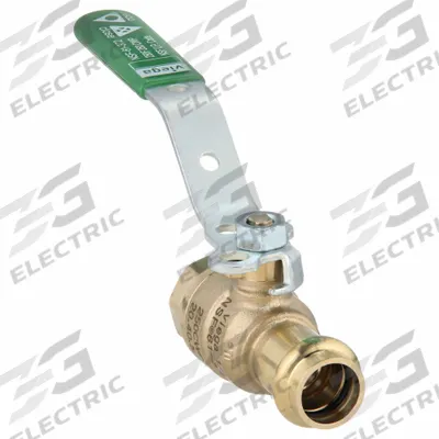 VIEGA PROPRESS Manual Two-Way Ball Valve: 1/2 in Size, Bronze, Straight, Press x FNPT - Bronze Ball Valves