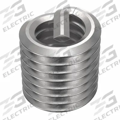 APPROVED VENDOR Helical Insert: Tanged Tang Style, Free-Running, M6-1.00 Thread Size, Plain - Free-Running Tanged Helical Inserts