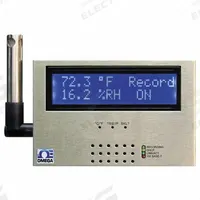 OMEGA Environmental Monitor: 10%to 100% Relative Humidity Measured, 1°F to 1,000°C, 0°C to 60°C (MPN ISD-TH). Key specifications — Interface: Ethernet; Parameters Measured: Temperature °C; Brand: OMEGA; Features: Virtual Chart Recorder; Includes: Battery; Software Options: Software Included; Data Logger Type: Temperature.