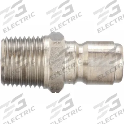 PARKER Hydraulic Quick Connect Hose Coupling: 3/8 in, 303 Stainless Steel - ST Series Hydraulic Quick-Connect Coupling Plugs