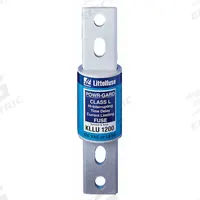 LITTELFUSE Fuse: Class L, KLLU Series, Bolt-On Body, Time-Delay, 1 kA, 600 V AC, 300 V DC (MPN KLLU1000X). Key specifications — Brand: LITTELFUSE; Series: KLLU.