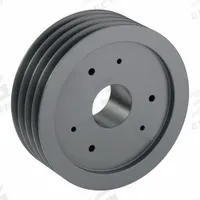 APPROVED VENDOR V-Belt Pulley: 8V1400, 4 Groove, 14 in OD, Bushed Bore, F, For 8V/8VX Belt Section (MPN 48V1400F). Key specifications — Pulley Industry Number: 8V1400; Pitch Diameter: 14 in (8V); For Belt Section (broad, with similar types): 8V or 8VX.