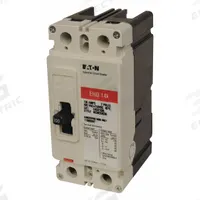 EATON Molded Case Circuit Breaker: 40 A Amps, 18kA at 240V AC, Fixed, ABC, Load Side Lug, Std, EHD (MPN EHD2040). Key specifications — attr217792: EHD; attr196056: 18kA at 240V AC; attr196057: Fixed; attr196058: ABC; attr196059: Load Side Lug; attr196061: 100A/F.
