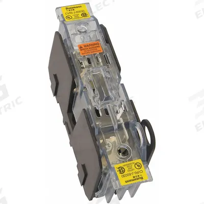 BUSSMANN Fuse Block Cover: For J Fuse Class or Type, 600 V AC, Non-Indicating - Non-Indicating Fuse Block Covers