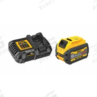 DEWALT Battery: FLEXVOLT®, 6 Ah, Battery Included, Charger Included, 20V DC/60V DC (MPN DCB606C). Key specifications — attr1278107: Not Oil-Resistant.