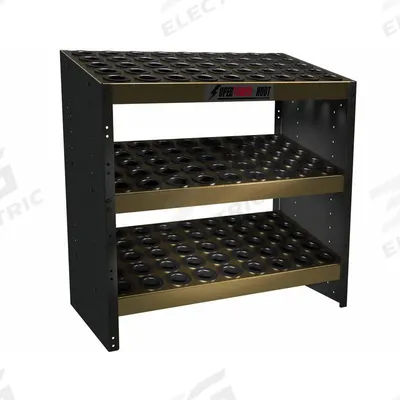 HUOT CNC SuperTower: For HSK63A Taper - Heavy-Duty Floor-Mount CNC Toolholder Racks