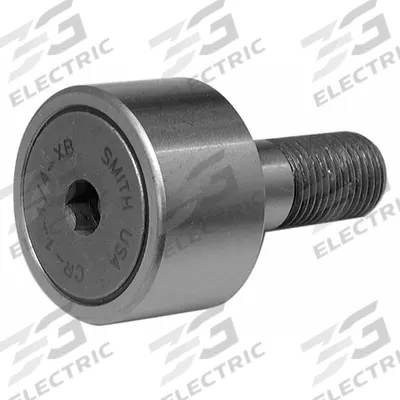 SMITH BEARING Cam Follower: 1 7/8 in Dia, Std, 1 Row, Open, Hex Socket, Flat - General Purpose Stud Cam Followers
