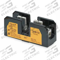 BUSSMANN Fuse Block: Open Block Design, 3 Pole, 300 V AC, Box Lug, Non-Indicating (MPN T30100-3CR). Key specifications — Brand: BUSSMANN.
