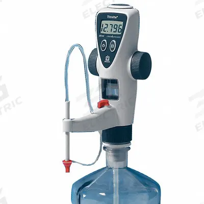 COLE-PARMER Bottle Top Dispenser: 25 mL Volume Capacity - mL, 0.01 mL – 25 mL - Bottle Top Dispensers