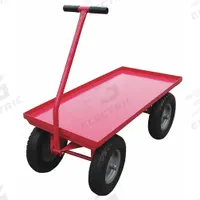 APPROVED VENDOR Wagon Truck: 2,000 lb Cap, 48 in L x 30 in W x 16 1/2 in H Deck, T-Shaped, Red (MPN 26Y470). Key specifications — Brand: APPROVED VENDOR; Color: Red.