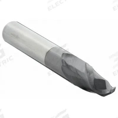 APPROVED VENDOR Ball End Mill: Carbide, AlTiN Coated, 2 Flute, 7/32" Mill Dia, 7/16" LOC - General Purpose Carbide Ball End Mills
