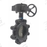MILWAUKEE VALVE Butterfly Valve: 8 in Pipe Size, Concentric, 200 psi Max. Pressure (CWP), Lug, ABS (MPN ML332B). Key specifications — Brand: MILWAUKEE VALVE; Handle Type: Gear Operated Handwheel; Disc Material: Ductile Iron.