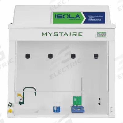 MYSTAIRE Filtered Workstation: Isola EDGE, 48 in Overall Wd, 53 in Overall Ht - Light Duty Ductless Fume Hoods & Enclosures