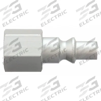 SPEEDAIRE Quick Connect Hose Coupling: 1/4 in Body Size, 1/4 in Hose Fitting Size - ARO Aluminum Quick-Connect Air Coupling Plugs