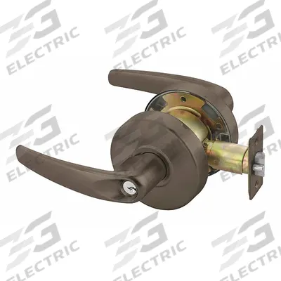 ASSA ABLOY ACCENTRA Door Lockset: Office Lever Locksets, Bronze, ADA Compliant