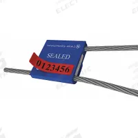 UNIVERSEAL Cable Seals: Blue, Steel, 12 in Cable Lg, 1/8 in Cable Dia, Sequential, 50 PK (MPN F325M-2-APEEL BLUE50). Key specifications — Brand: UNIVERSEAL; Marking Color: White; Marking Included: Numbers and Barcode; Marking Message: Sealed; Marking Numbering: Sequential.