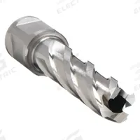 APPROVED VENDOR Annular Cutter: 2 in Cutter Dia, 2 in Max Cutting Dp, Bright, High Speed Steel (MPN 4THF3). Key specifications — attr253884: No; attr253885: Bright; attr253886: High Speed Steel; attr253887: Weldon Flat; attr253888: Fractional Inch; attr277149: APPROVED VENDOR.