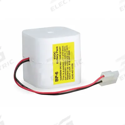 ALARM LOCK Door Lock Battery Pack: 6V DC, 1,500 mAh Capacity, 2.125 in Ht - Fits Brand Alarm Lock