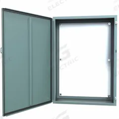 HAMMOND Electrical Enclosure: Steel, 42 in x 30 in x 12 in, NEMA 12/13, w/Panel, Solid Cover, Hinged (MPN 1418O12). Key specifications — Brand: HAMMOND; Closure Method: Clamps; Knockouts: Not Included.