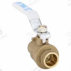 APOLLO Manual Two-Way Ball Valve: 1/2 in, Brass, Straight, Sweat x Sweat, Full Port Ball Port (MPN 94ALF-203-01A). Key specifications — Brand: APOLLO; Handle: Lever.