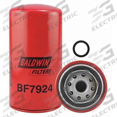 BALDWIN FILTERS Fuel Filter: Spin-On, 3 3/4 in Outside Dia, 7/8"-14 Thread Size, Cellulose - Spin-On Fuel Filters