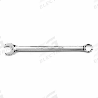 GEARWRENCH Combination Wrench: Alloy Steel, Chrome, 11/16 in Head Size, 10 1/4 in Overall Lg - Metric 12-Point Combination Wrenches