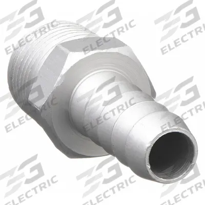 SPEEDAIRE Barbed Hose Fitting: For 1/4 in Hose I.D., Hose Barb x NPT - 6061-T6 Aluminum Multipurpose (Air, Water, Chemical) Rigid Barbed Hose Fittings