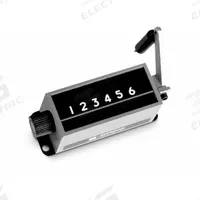 TRUMETER Rotary Stroke Counter: Top Coming (TC), Top Coming (TC), Base Mounting, White, 6 Digits (MPN 1-2936). Key specifications — attr1048545: 1-2936; attr1048549: TRUMETER; attr1048554: White; attr1048558: Corrosion Resistant Construction; attr1048564: Right Hand Top Coming; attr1048565: Base; attr1048567: Mechanical; attr1048576: Black.