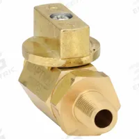 APPROVED VENDOR Manual Two-Way Ball Valve: 1/8 in, Brass, Straight, MNPT x MNPT, Full Port Ball Port (MPN G-BVRM-18M). Key specifications — Brand: APPROVED VENDOR; Handle: Tee.