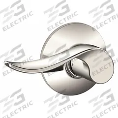 SCHLAGE RESIDENTIAL Door Lockset: Passage Lever Locksets, Nickel, ADA Compliant (MPN F10 SAC 618). Key specifications — Ligature Resistance: Not Ligature-Resistant; Brand: SCHLAGE RESIDENTIAL; Lockset Function ANSI Code: F75; Visual Indicator Message: No Message; Lockset Style: Sacramento; ADA Compliant: Yes; Finish: Bright Nickel-Plated, Clear Coated : Brass.