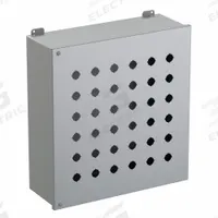 HAMMOND Push Button Enclosure: 22mm, 36 Holes, Carbon Steel, NEMA 12 (MPN 1489MP36). Key specifications — Brand: HAMMOND; Environments & Applications: Indoor Dust & Water Droplets.