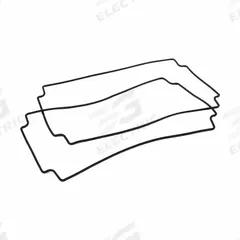 HAMMOND Replacement Gasket: For Replacing Worn or Damaged Gaskets on Electrical Enclosures, Silicone (MPN 1554UGASKET). Key specifications — Finish: Black Silicone; Brand: HAMMOND; Accessory Type: Replacement Gasket; Application: For Replacing Worn or Damaged Gaskets on Electrical Enclosures; Features: Replaceable Gasket is One Piece Made from High Temperature, U.L. Listed Silicone; Material: Silicone.
