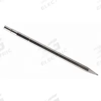 BOSCH Chisel for Spline Tool: 1/4 in Head Wd, 18 in Overall Lg, 21/32 in Shank Dia (MPN HS1814). Key specifications — attr253714: Chiseling Concrete/Block/Brick; attr277143: BOSCH.