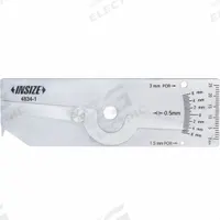 INSIZE WELDING GAGE: Millimeter, 1 mm_1/2 mm Unit of Measure Increments (MPN 4834-1). Key specifications — Measurement Functions: Undercut Depth; Display Units of Measure: Millimeter; Manufacturer Part Number: 4834-1; Brand: INSIZE.