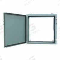 HAMMOND Electrical Enclosure: Steel, 24 in x 24 in x 6 in, NEMA 12/13, w/Panel, Solid Cover, Hinged (MPN 1418J6). Key specifications — Brand: HAMMOND; Closure Method: Clamps; Knockouts: Not Included.