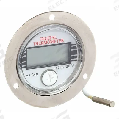 APPROVED VENDOR Digital Panel Mount Thermometer: -40°F to 120°F - General Purpose Panel Mount Digital Thermometers