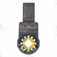 METABO Oscillating Tool Blade: 13/16 in Blade Wd, 1 3/16 in Overall Lg, Plunge Cutting, Bi-Metal (MPN 626952000). Key specifications — attr1097473: Plastic; attr1097476: METABO; attr1097456: Plunge Cutting.