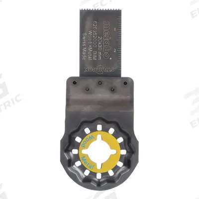 METABO Oscillating Tool Blade: 13/16 in Blade Wd, 1 3/16 in Overall Lg, Plunge Cutting - Starlock Mounted Blades