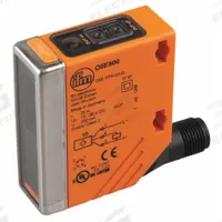 IFM Photoelectric Sensor Receiver: Built-in Connector, 4 - Pin M12 Connector, 10-36V DC, PNP (MPN O5E500). Key specifications — DC Supply Voltage Rating: 10-36V DC; Brand: IFM.