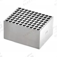 OHAUS Modular Block: Anodized Aluminum, 1 7/8 in Overall Wd, 15 1/2 in Overall Lg, 80 Wells, 0.2 mL (MPN 30400169). Key specifications — Product Type: Dry Bath Block; Includes Thermometer Well: No; Material: Anodized Aluminum; Volume Capacity: 0.2 mL; Brand: OHAUS.
