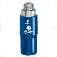 HUSKY Swivel: Swivel, Reconnectable, 1 in Inlet, 1 5/16 in Discharge, Aluminum/Stainless Steel Body (MPN 013185). Key specifications — Product Type: Swivel; Discharge Gender: Male; Inlet Gender: Male; Body Material: Aluminum/Stainless Steel; Brand: HUSKY; Chemical Compatibility: DEF.