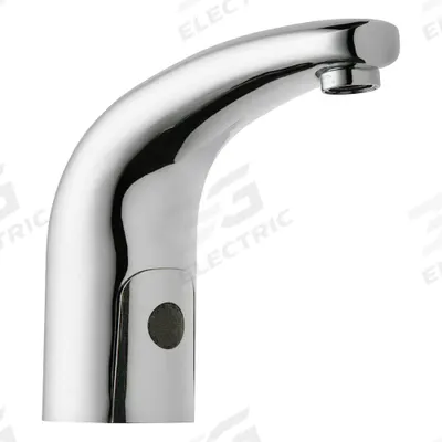 CHICAGO FAUCETS Bathroom Sensor Faucet: HyTronic Traditional, Cast Brass - Single-Post Sensor Bathroom Faucets