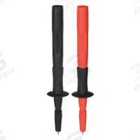 FLUKE Test Probe: CAT II 1000V, Std Probe, 4 3/4 in Lg, Stainless Steel, Black/Red, 1,000 V Max Volt (MPN Fluke-TP220). Key specifications — Color: Black/Red; Brand: FLUKE.