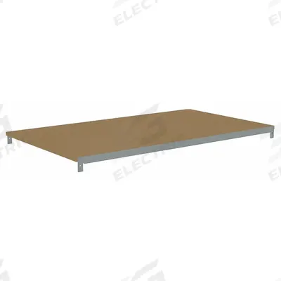 TENNSCO Shelf: 42 in x 30 in, 550 lb Load Capacity, Particleboard, Gray - Particleboard Decking Shelf Kits for Boltless Shelving