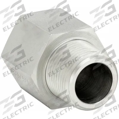 PARKER Metal Pipe Straight: Straight, Steel, 3/4 in x 3/4 in - Hydraulic Threaded Extreme-Pressure Pipe Fittings