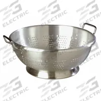 CARLISLE Colander: 11 qt Capacity, 5 3/4 in Overall Ht, Aluminum, Handle Included (MPN 60279). Key specifications — Material: Aluminum; Brand: CARLISLE; NSF Certified: No.