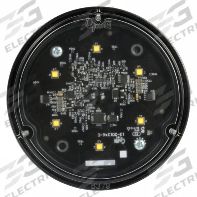 GROTE TRIL 36 BI-VOLTAGE FLOOD: Round, Flood, LED, Bracket, Cable, Black - Vehicle Floodlights