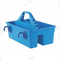 Tray: 17 in Overall Lg, 11 in Overall Wd, 11 in Overall Ht, Polypropylene, Blue, 2 Compartments (MPN 120021). Key specifications — Material: Polypropylene; Brand: HEATHROW SCIENTIFIC; Product Type: Tray; For Use With: Blood Collection.